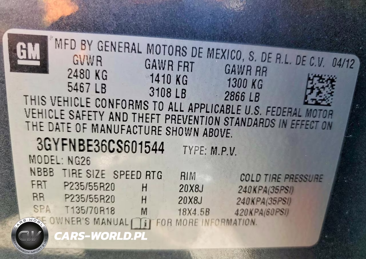 2012 Cadillac Srx Performance Collection VIN:3GYFNBE36CS601544 - 14
