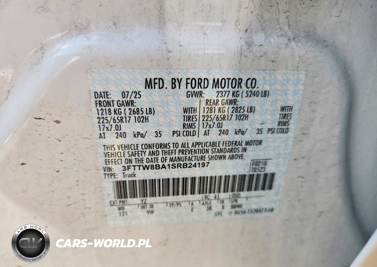 2025 Ford Maverick Xl VIN:3FTTW8BA1SRB24197 - 13