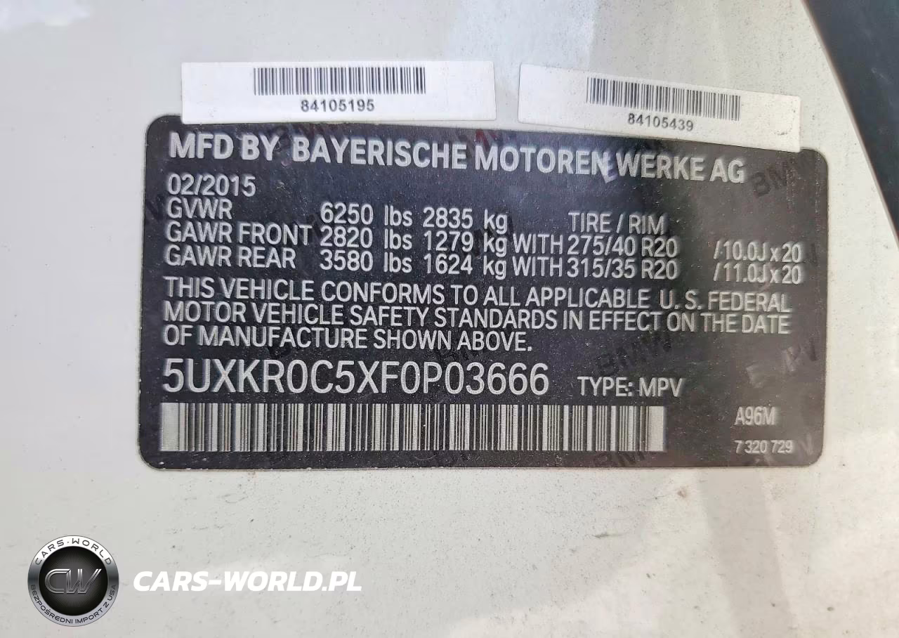 2015 BMW X5 xDrive35I VIN:5UXKR0C5XF0P03666 - 13