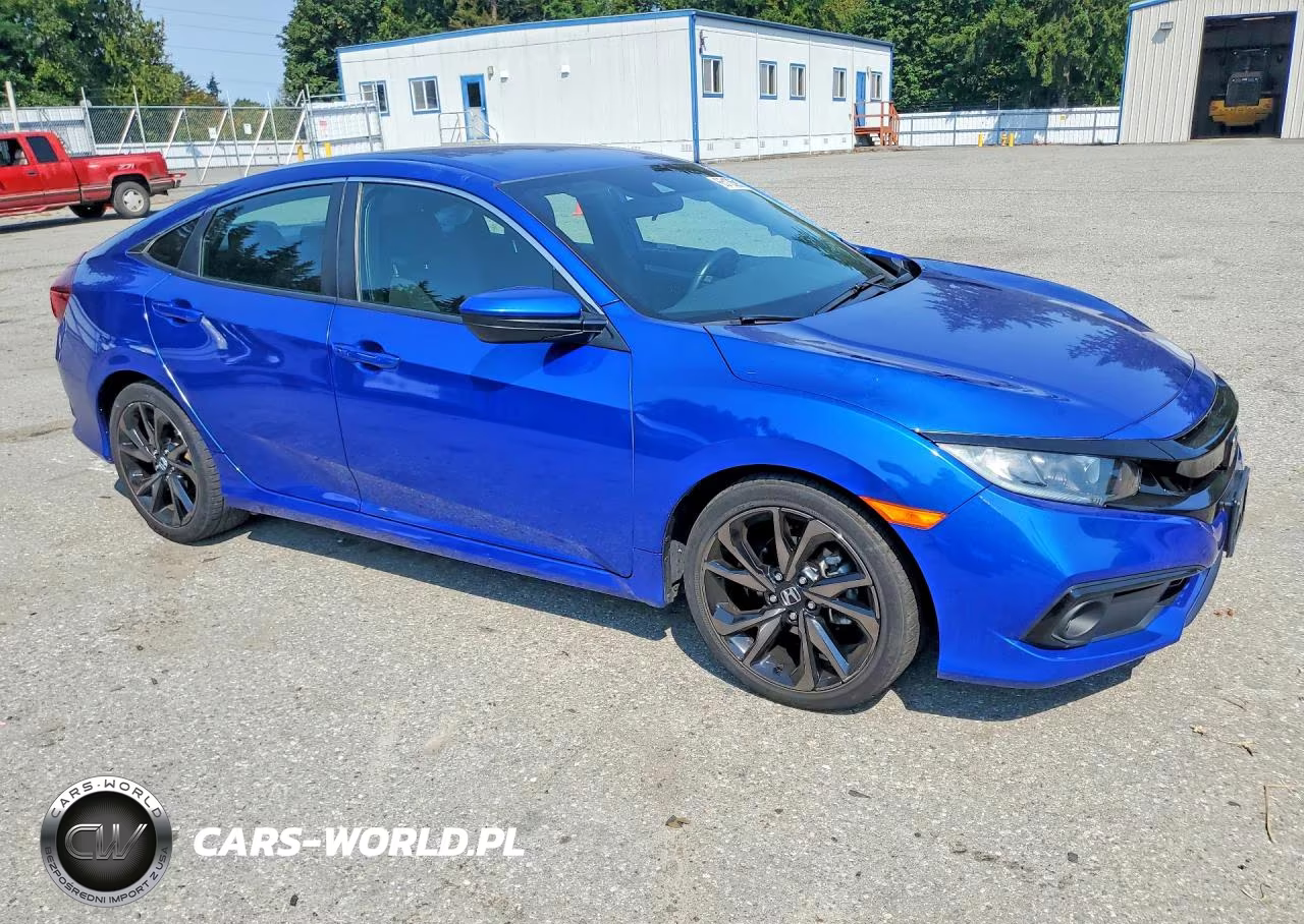 2019 Honda Civic Sport VIN:2HGFC2F82KH504091 - 4