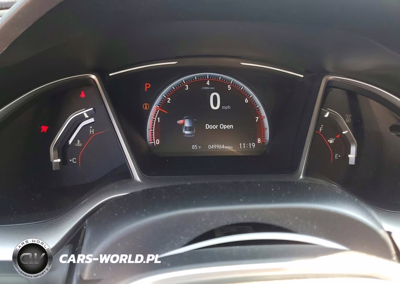 2019 Honda Civic Sport VIN:2HGFC2F82KH504091 - 9