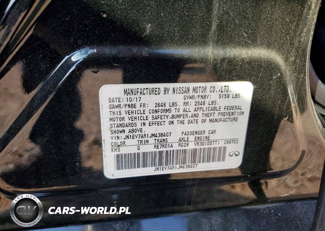 2018 Infiniti Q50 3.0T Sport VIN:JN1EV7AR1JM438407 - 13