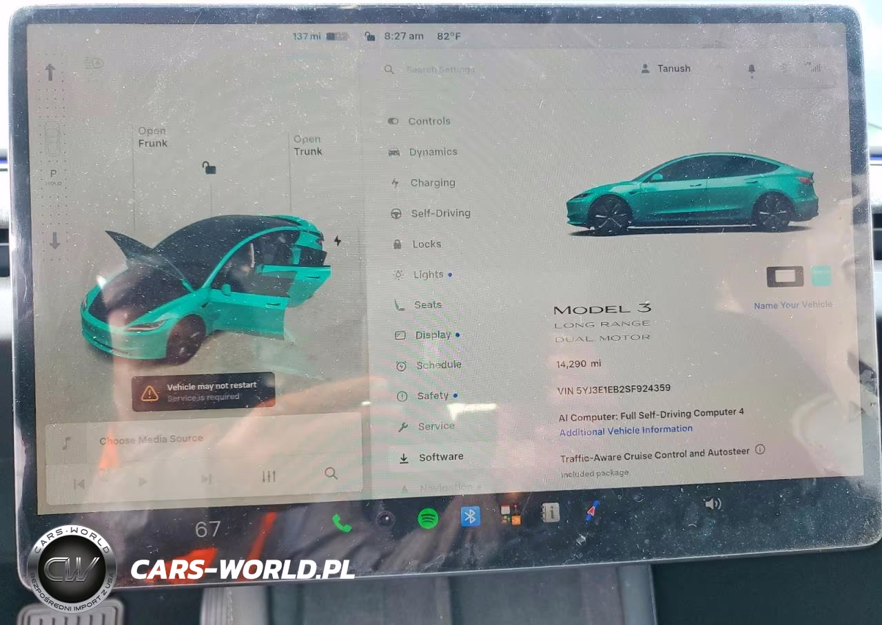 2025 Tesla Model 3 VIN:5YJ3E1EB2SF924359 - 9