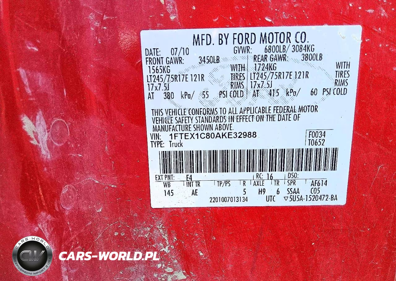 2010 Ford F150 Super Cab VIN:1FTEX1C80AKE32988 - 12