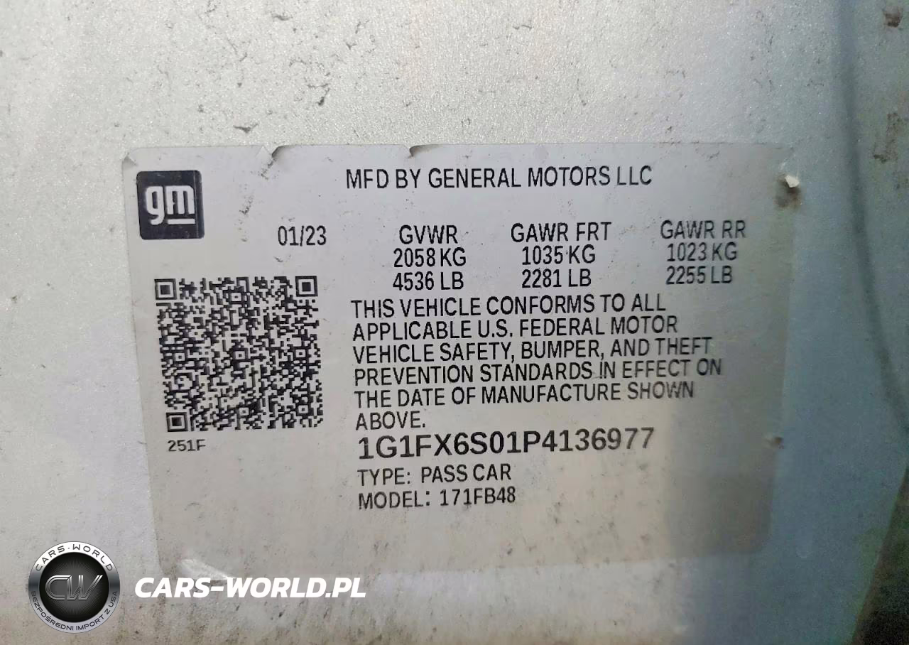 2023 Chevrolet Bolt Ev 2Lt VIN:1G1FX6S01P4136977 - 12