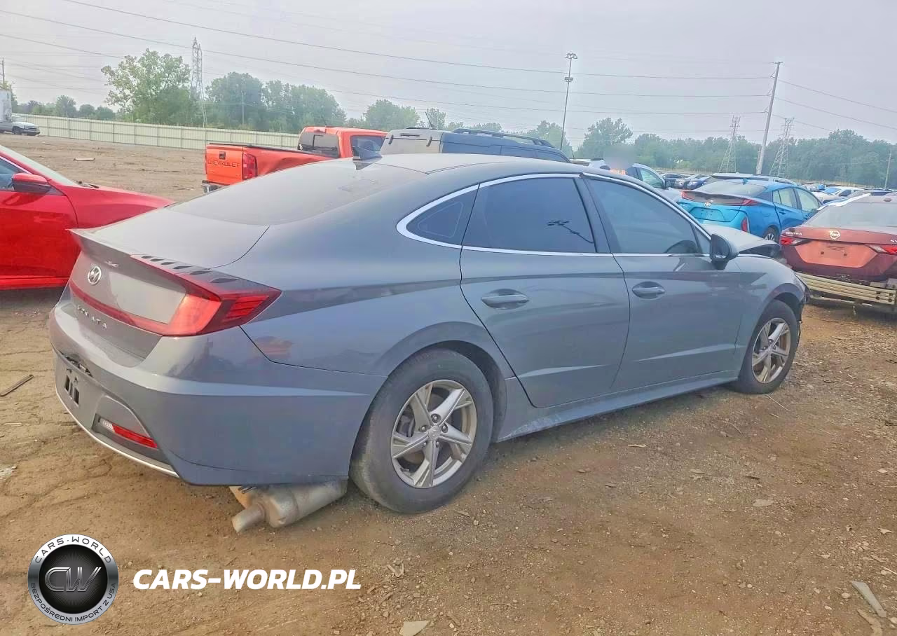 2021 Hyundai Sonata Se VIN:5NPEG4JA5MH070389 - 3