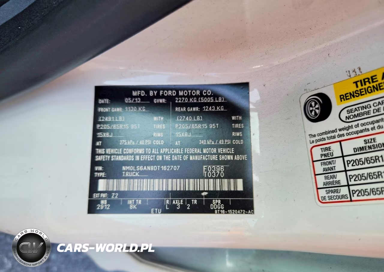 2013 Ford Transit Connect Xl VIN:NM0LS6AN8DT162707 - 12