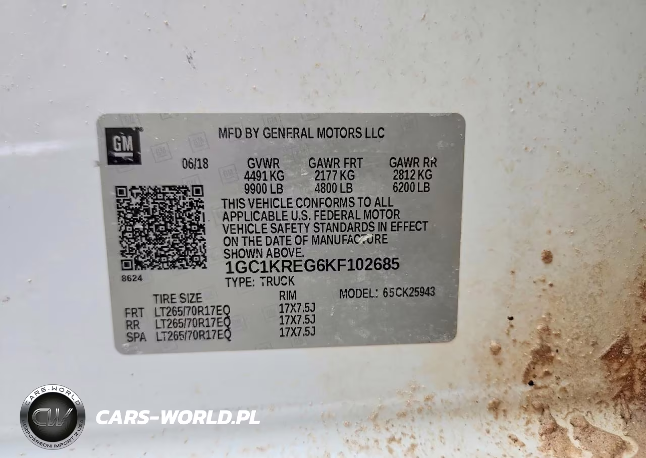 2019 Chevrolet Silverado K2500 Heavy Duty VIN:1GC1KREG6KF102685 - 12