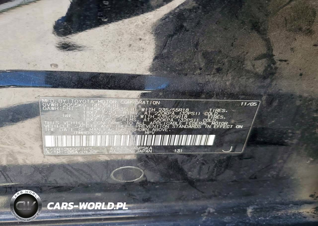 2006 Toyota Rav4 Sport VIN:JTMBD32V166002241 - 13