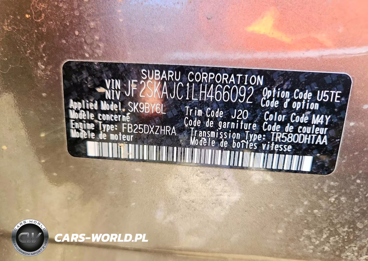 2020 Subaru Forester Premium VIN:JF2SKAJC1LH466092 - 14