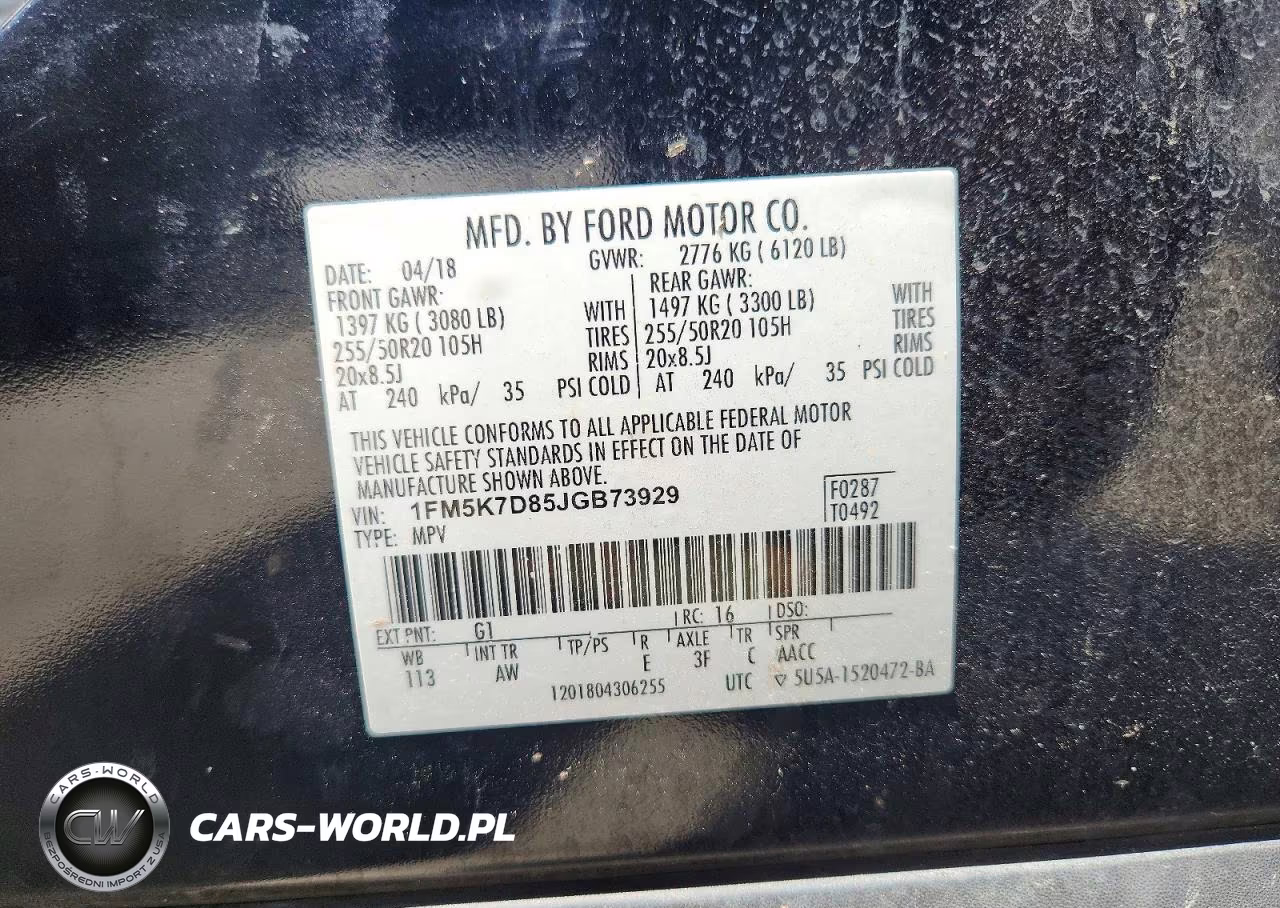 2018 Ford Explorer Xlt VIN:1FM5K7D85JGB73929 - 13