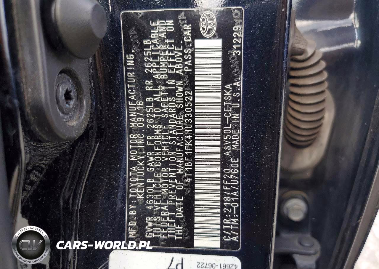 2017 Toyota Camry Se VIN:4T1BF1FK4HU330522 - 12