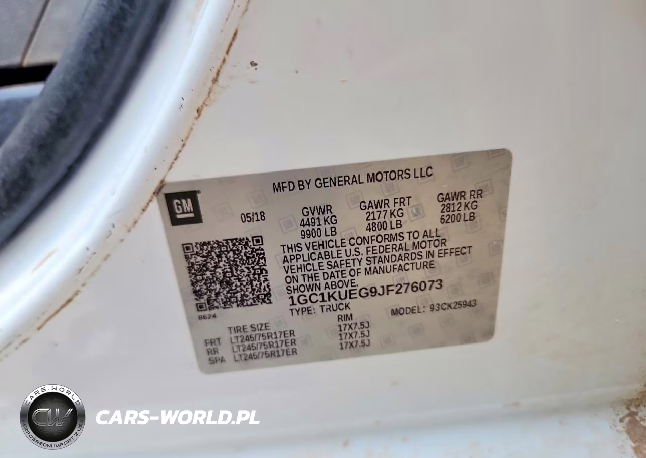 2018 Chevrolet Silverado K2500 Heavy Duty VIN:1GC1KUEG9JF276073 - 12