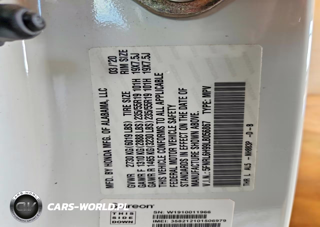 2020 Honda Odyssey Elite VIN:5FNRL6H99LB056867 - 14