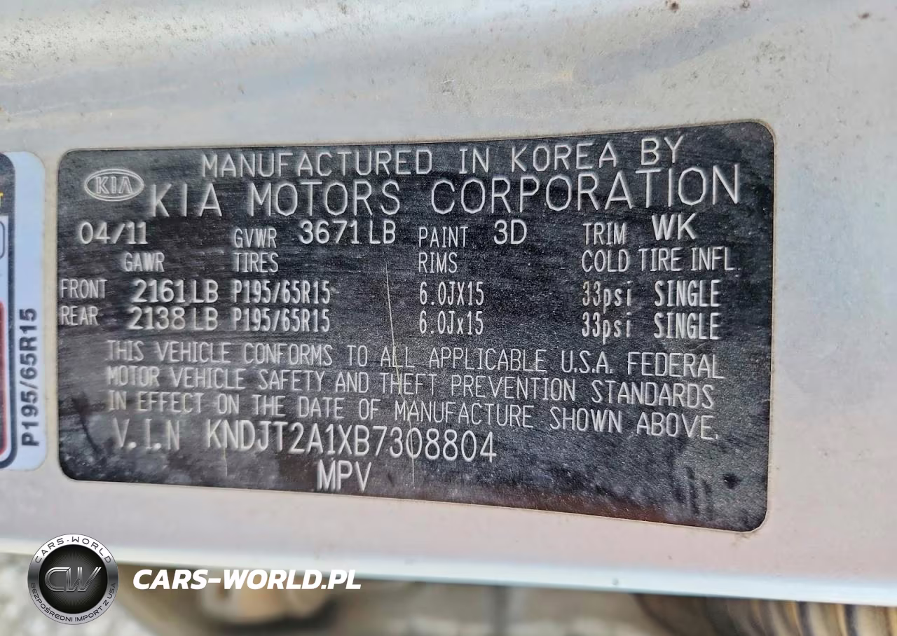 2011 Kia Soul VIN:KNDJT2A1XB7308804 - 13
