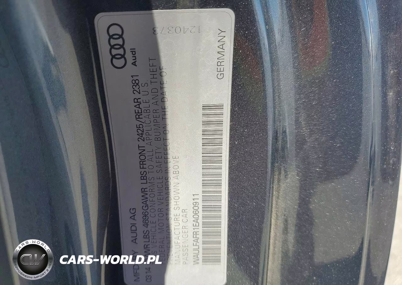 2014 Audi A5 Premium Plus VIN:WAULFAFR1EA060911 - 13