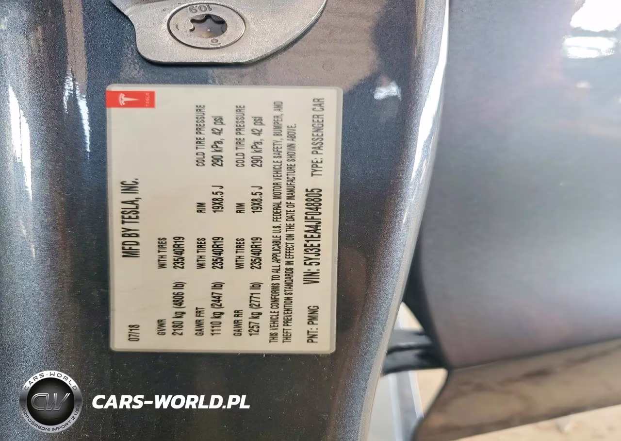 2018 Tesla Model 3 VIN:5YJ3E1EA4JF048805 - 12