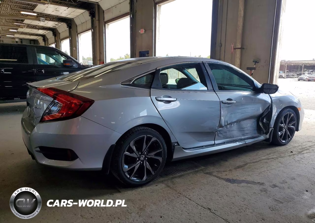 2020 Honda Civic Sport VIN:2HGFC2E80LH506893 - 3