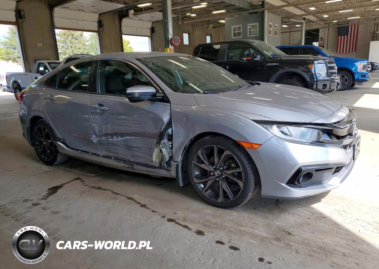 2020 Honda Civic Sport VIN:2HGFC2E80LH506893 - 4