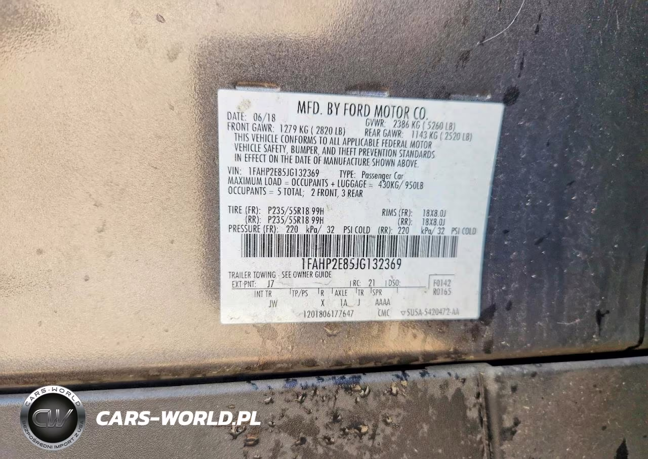 2018 Ford Taurus Sel VIN:1FAHP2E85JG132369 - 12