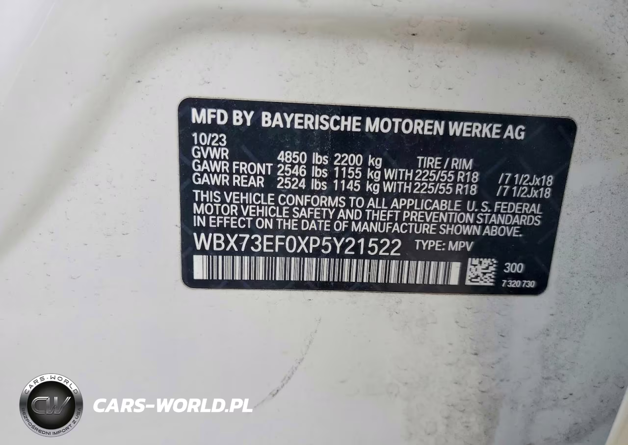 2023 BMW X1 xDrive28I VIN:WBX73EF0XP5Y21522 - 14