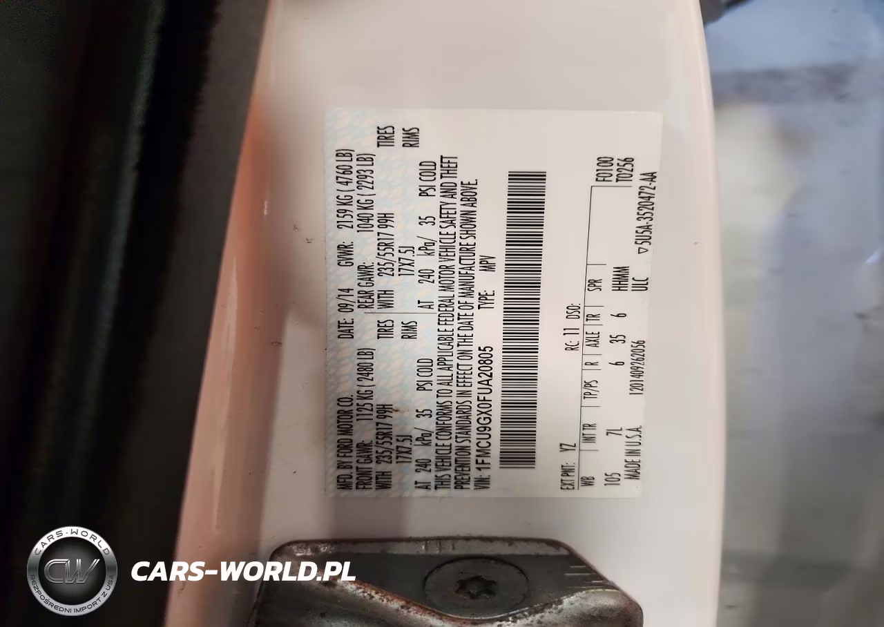 2015 Ford Escape Se VIN:1FMCU9GX0FUA20805 - 13