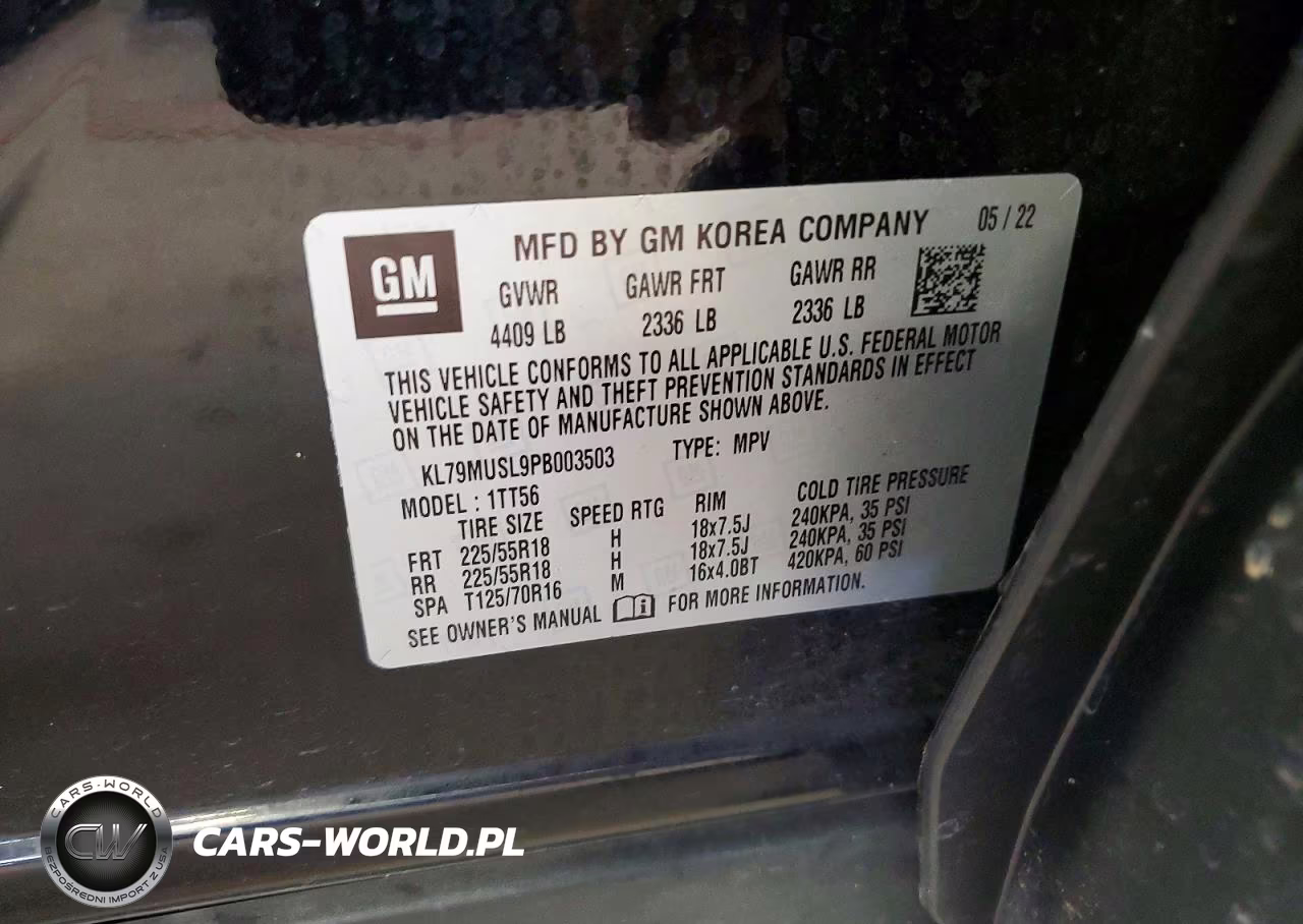 2023 Chevrolet Trailblazer Rs VIN:KL79MUSL9PB003503 - 13