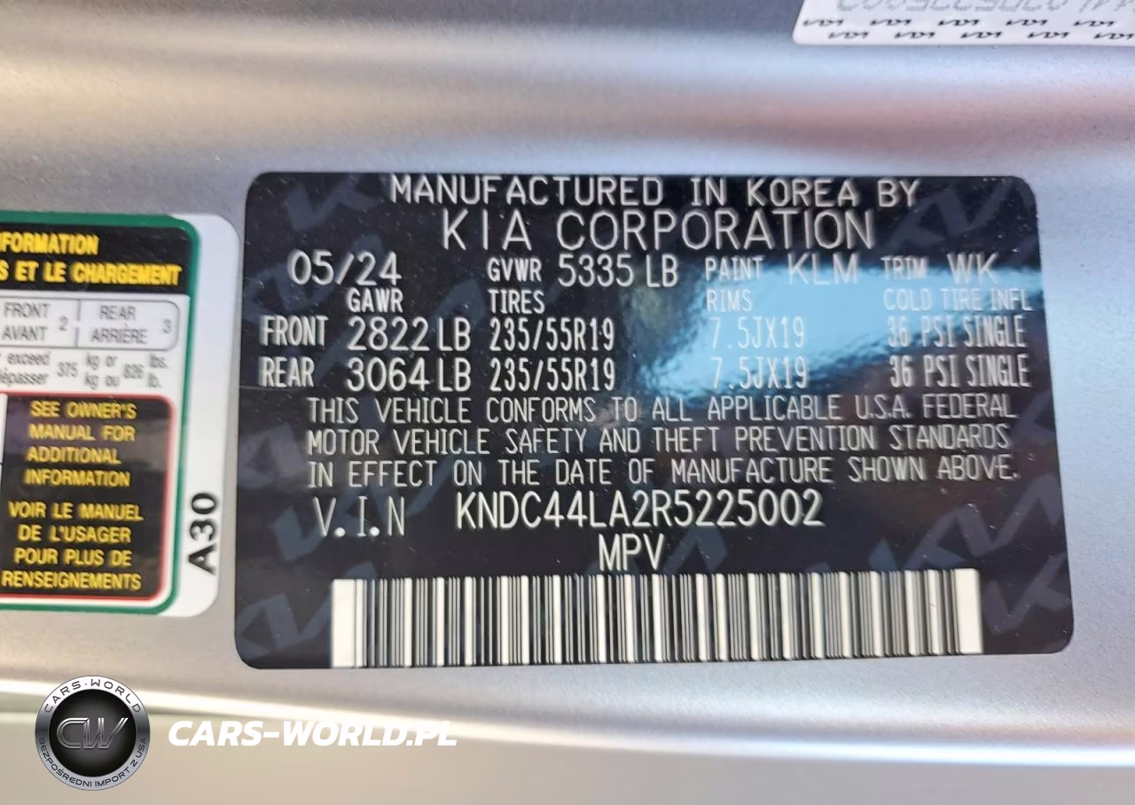 2024 Kia Ev6 Gt Line VIN:KNDC44LA2R5225002 - 12