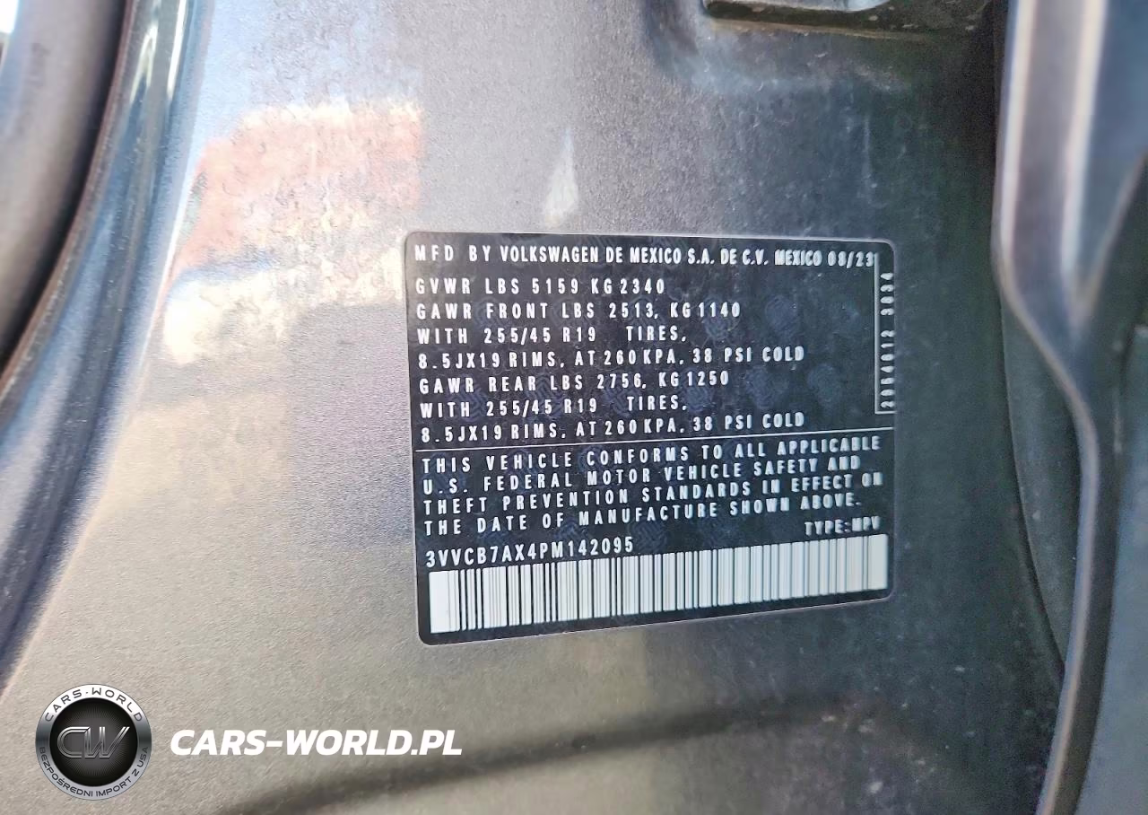 2023 Volkswagen Tiguan Se R-Line Black VIN:3VVCB7AX4PM142095 - 13