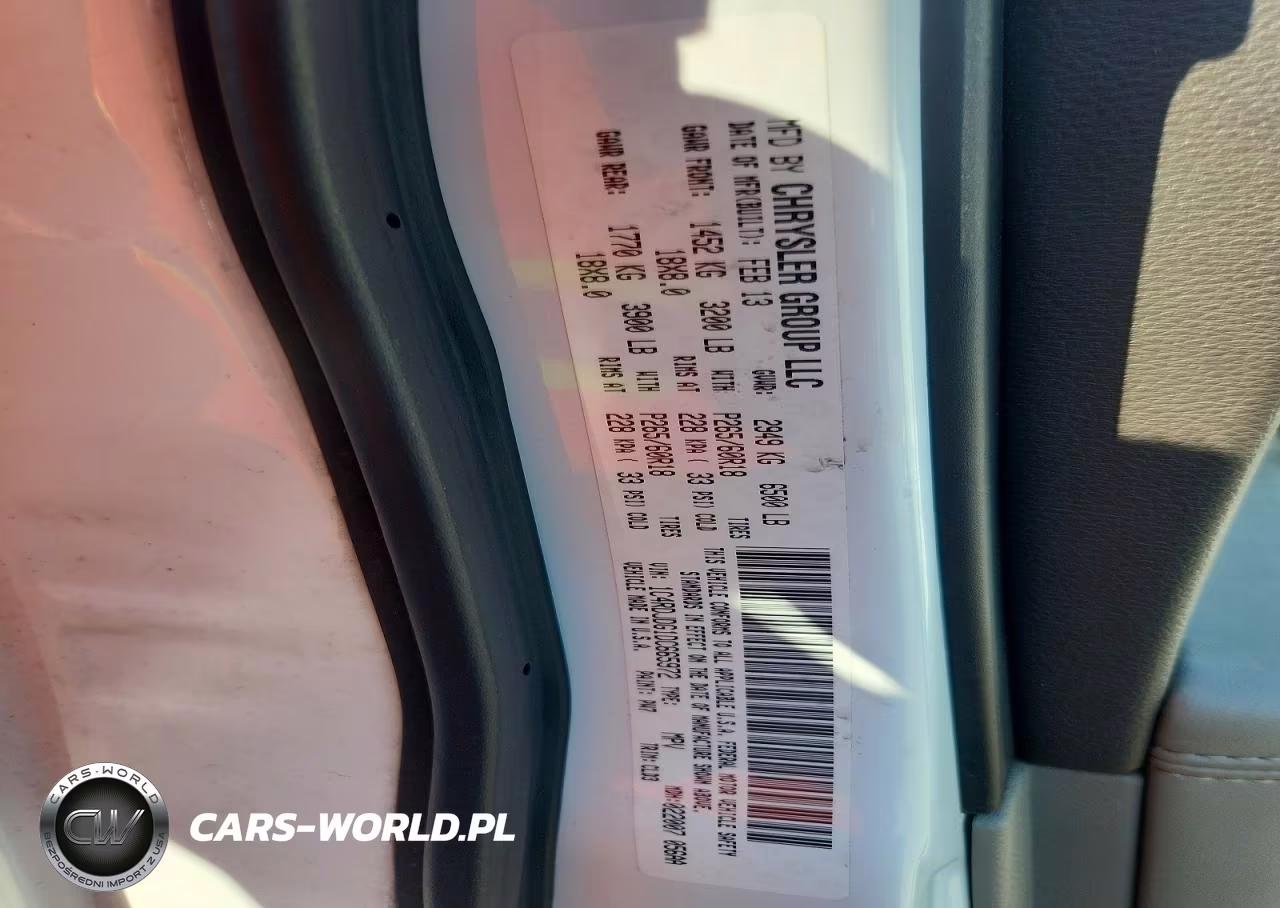 2013 Dodge Durango Crew VIN:1C4RDJDG1DC665972 - 13