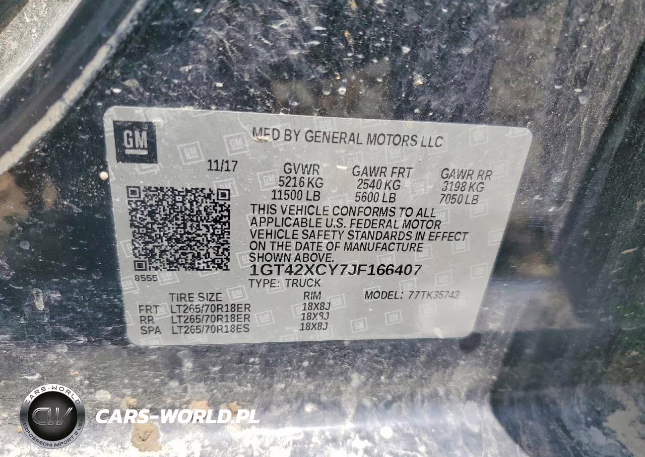 2018 GMC Sierra K3500 Slt VIN:1GT42XCY7JF166407 - 13