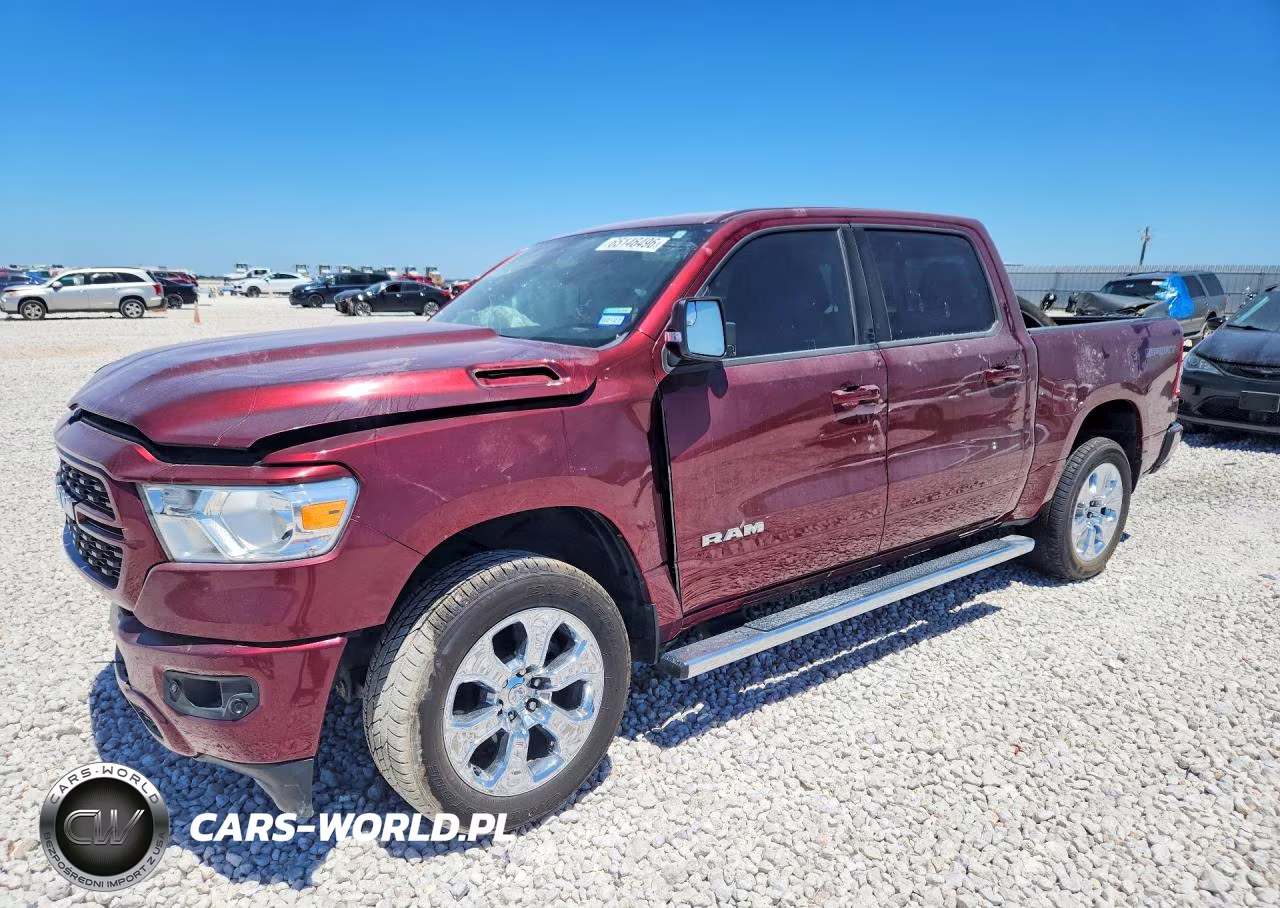 2022 Ram 1500 Big Horn-Lone Star VIN:1C6RREFT2NN218325 - 1