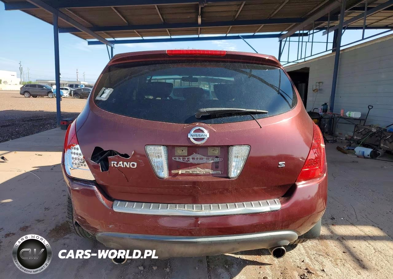 2006 Nissan Murano S VIN:JN8AZ08T76W420700 - 6