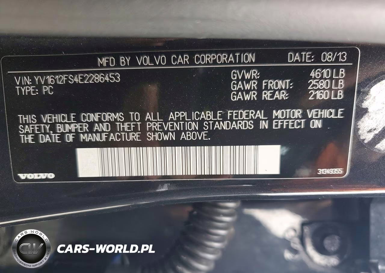 2014 Volvo S60 T5 VIN:YV1612FS4E2286453 - 12