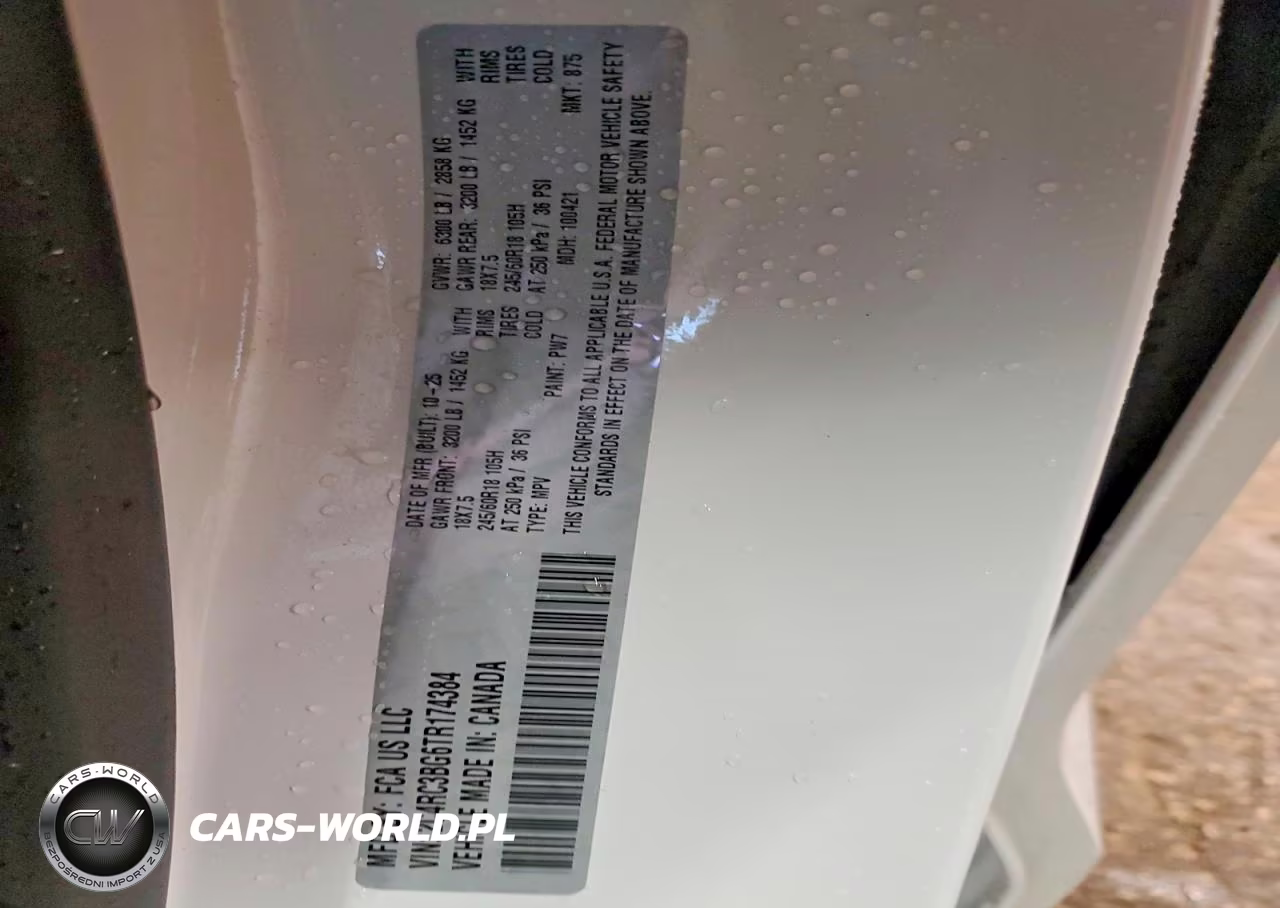 2026 Chrysler Pacifica Select VIN:2C4RC3BG6TR174384 - 13