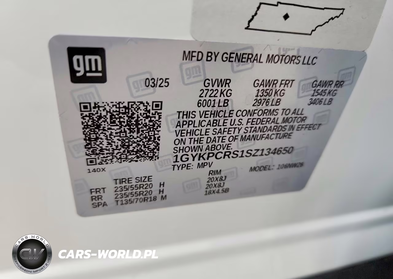 2025 Cadillac Xt6 Fwd Premium Luxury VIN:1GYKPCRS1SZ134650 - 13
