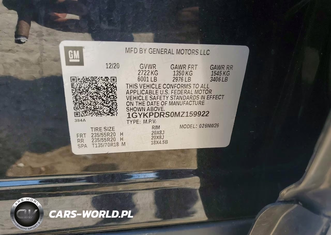 2021 Cadillac Xt6 Premium Luxury VIN:1GYKPDRS0MZ159922 - 14