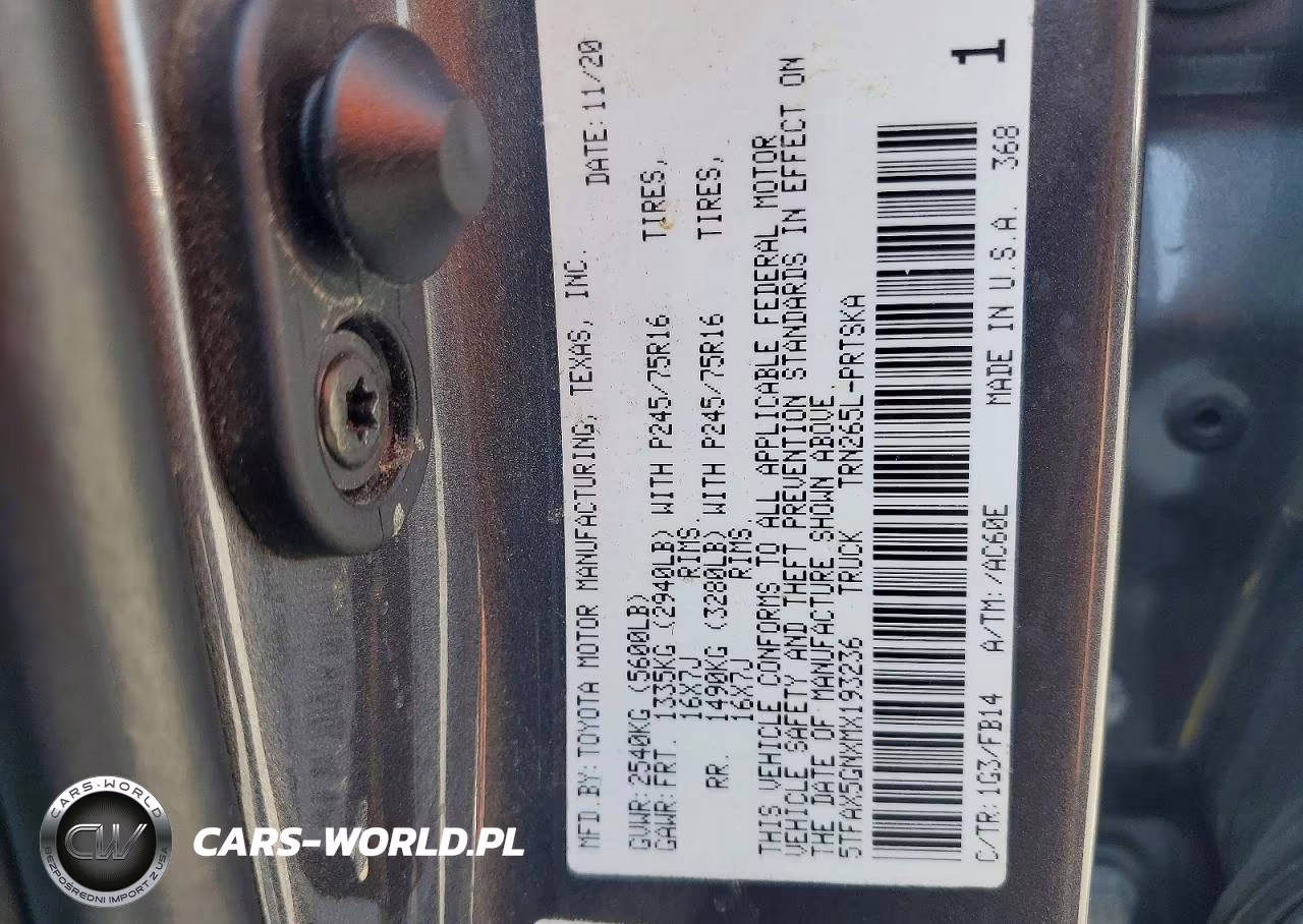 2021 Toyota Tacoma Sr VIN:5TFAX5GNXMX193236 - 13