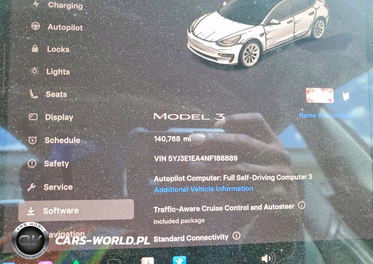 2022 Tesla Model 3 VIN:5YJ3E1EA4NF188889 - 9