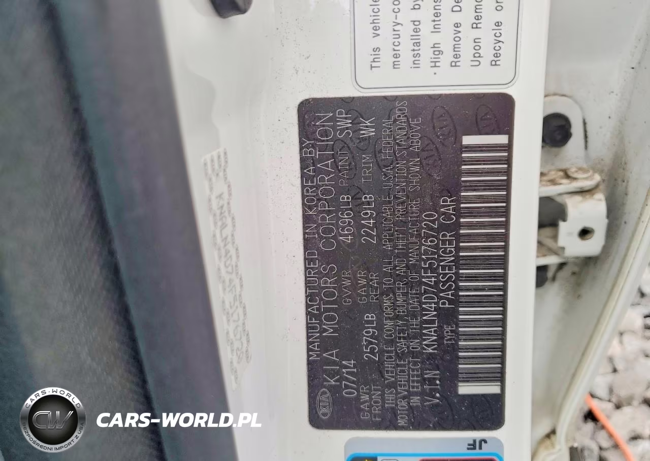 2015 Kia Cadenza Premium VIN:KNALN4D74F5176720 - 12