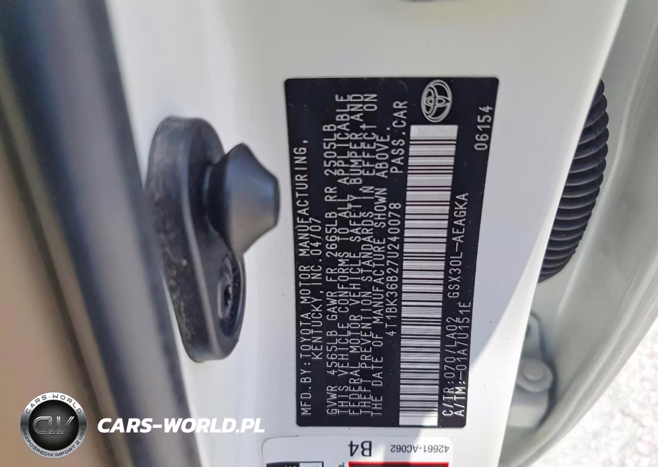 2007 Toyota Avalon Xls VIN:4T1BK36B27U240078 - 12