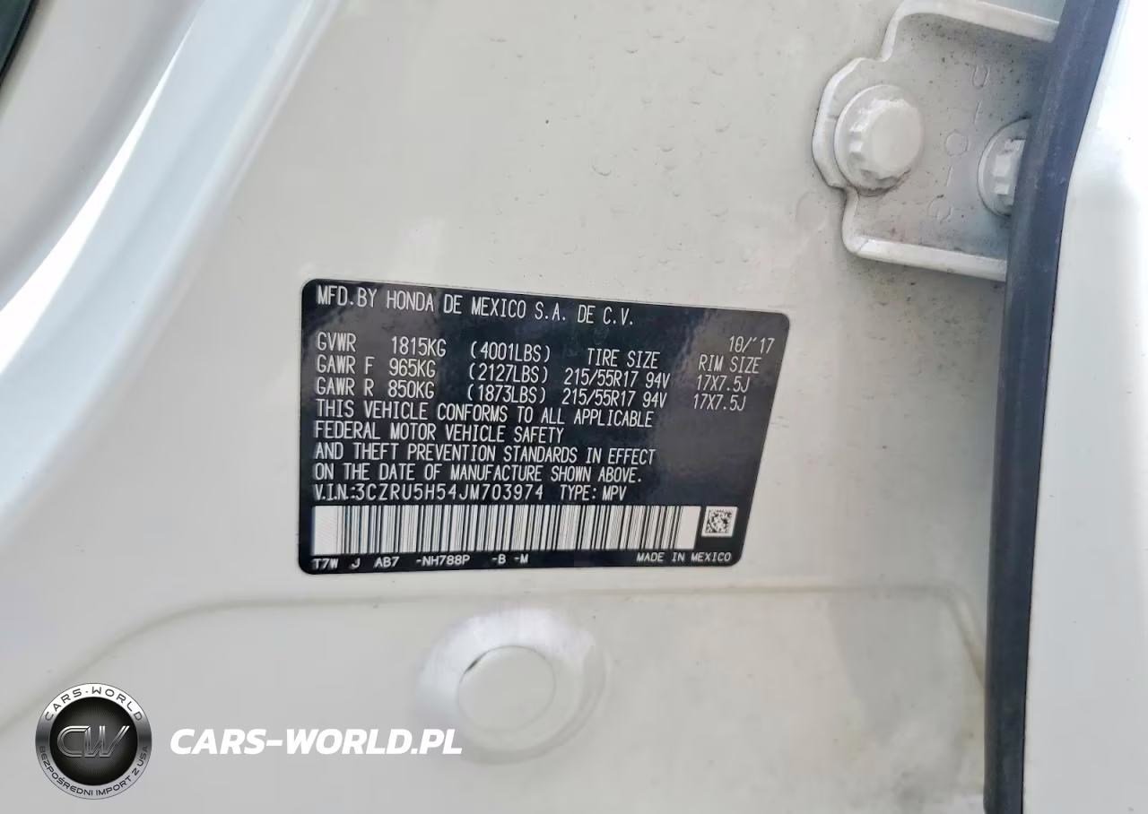 2018 Honda Hr-V Ex VIN:3CZRU5H54JM703974 - 13