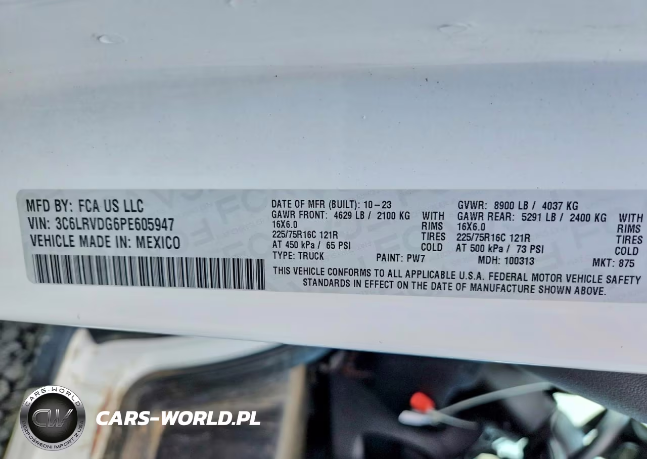2023 Ram Promaster 2500 2500 High VIN:3C6LRVDG6PE605947 - 14