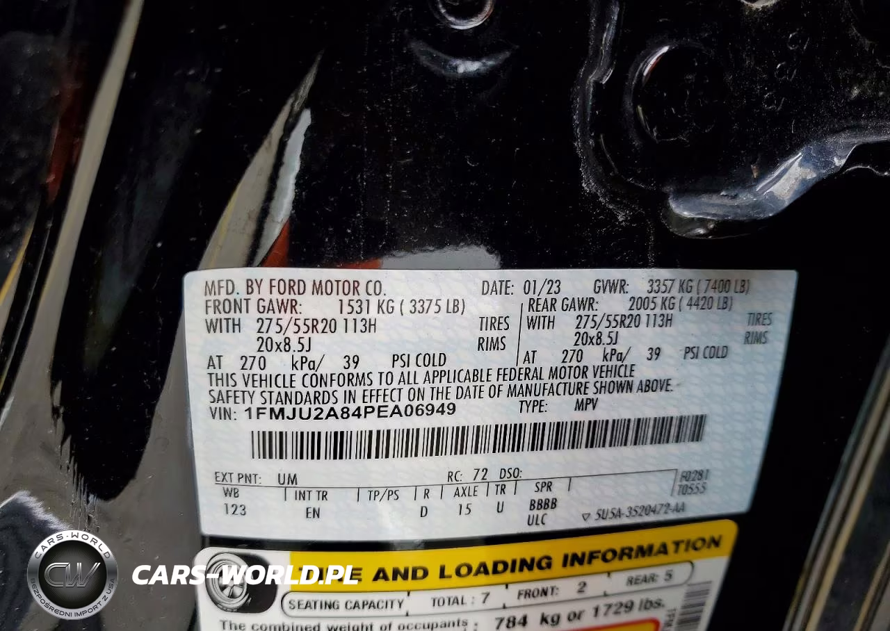 2023 Ford Expedition Limited VIN:1FMJU2A84PEA06949 - 14