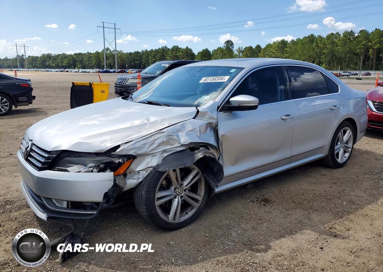 2015 Volkswagen Passat Se VIN:1VWBT7A33FC050106 - 1