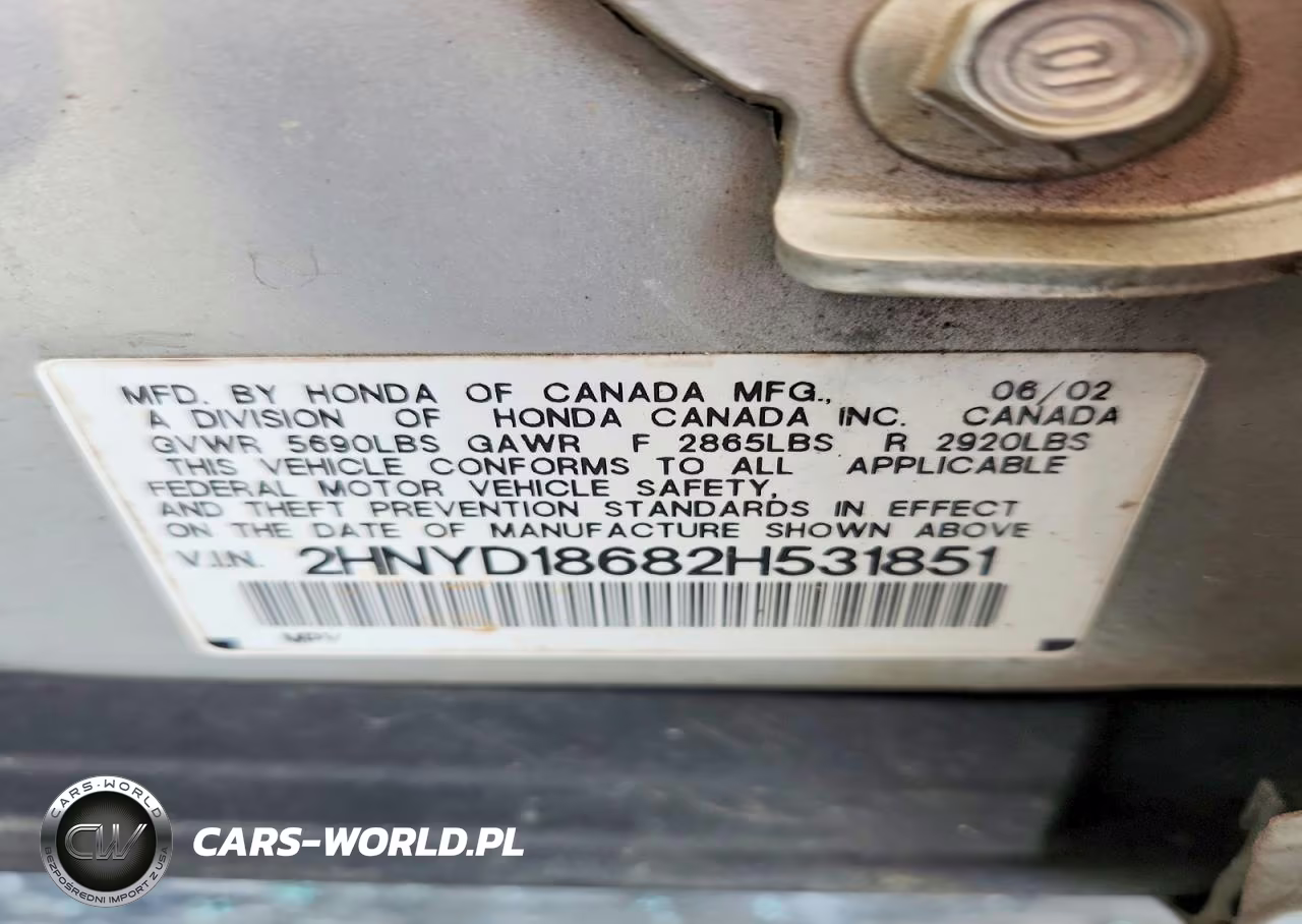 2002 Acura Mdx Touring VIN:2HNYD18682H531851 - 12