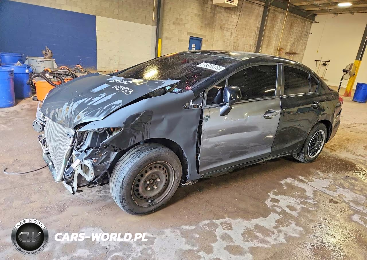 2013 Honda Civic Lx VIN:19XFB2F57DE270858 - 1