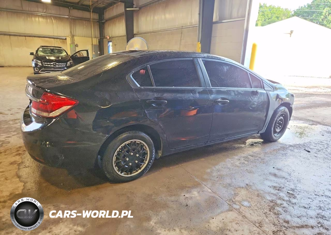 2013 Honda Civic Lx VIN:19XFB2F57DE270858 - 3