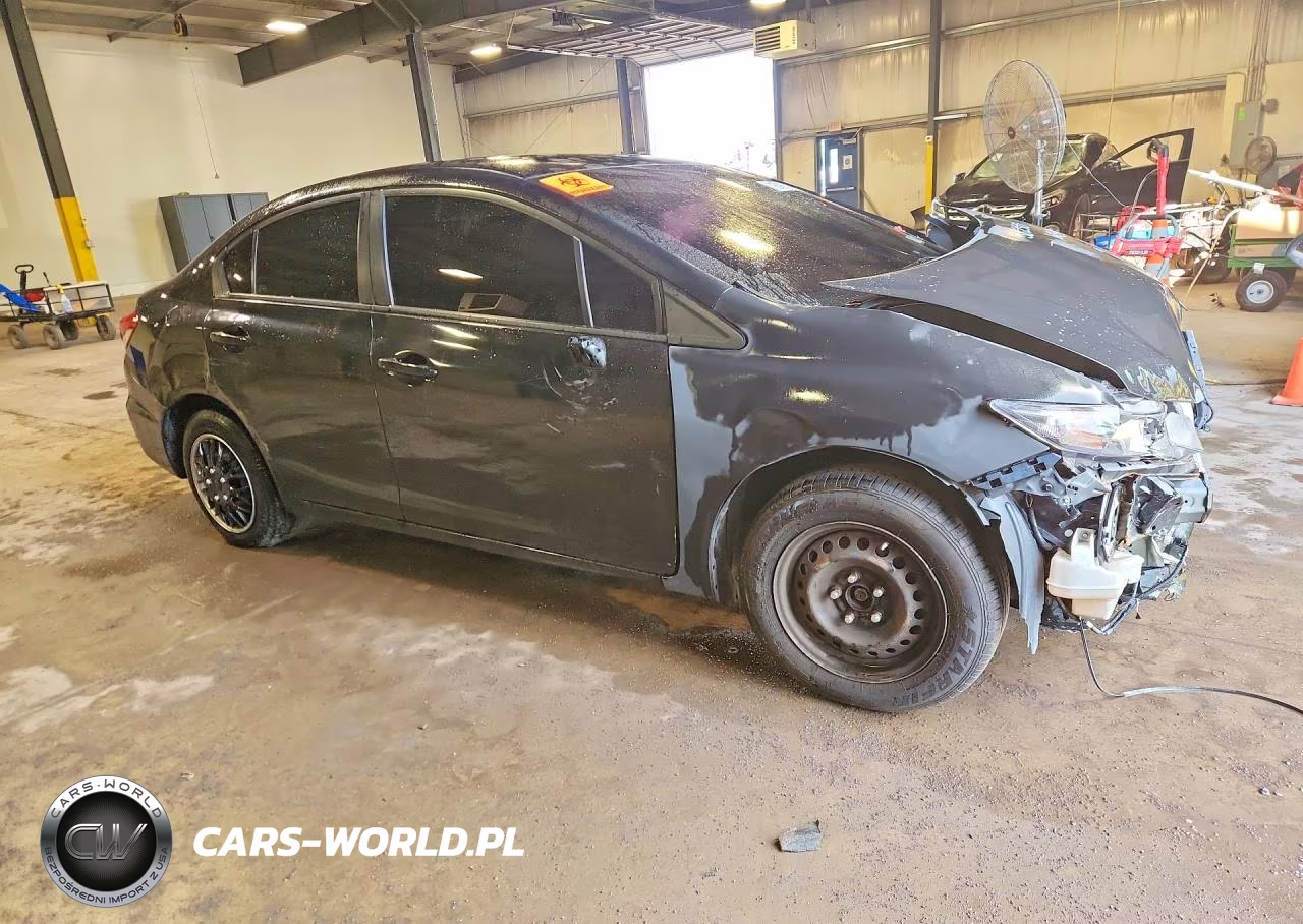 2013 Honda Civic Lx VIN:19XFB2F57DE270858 - 4