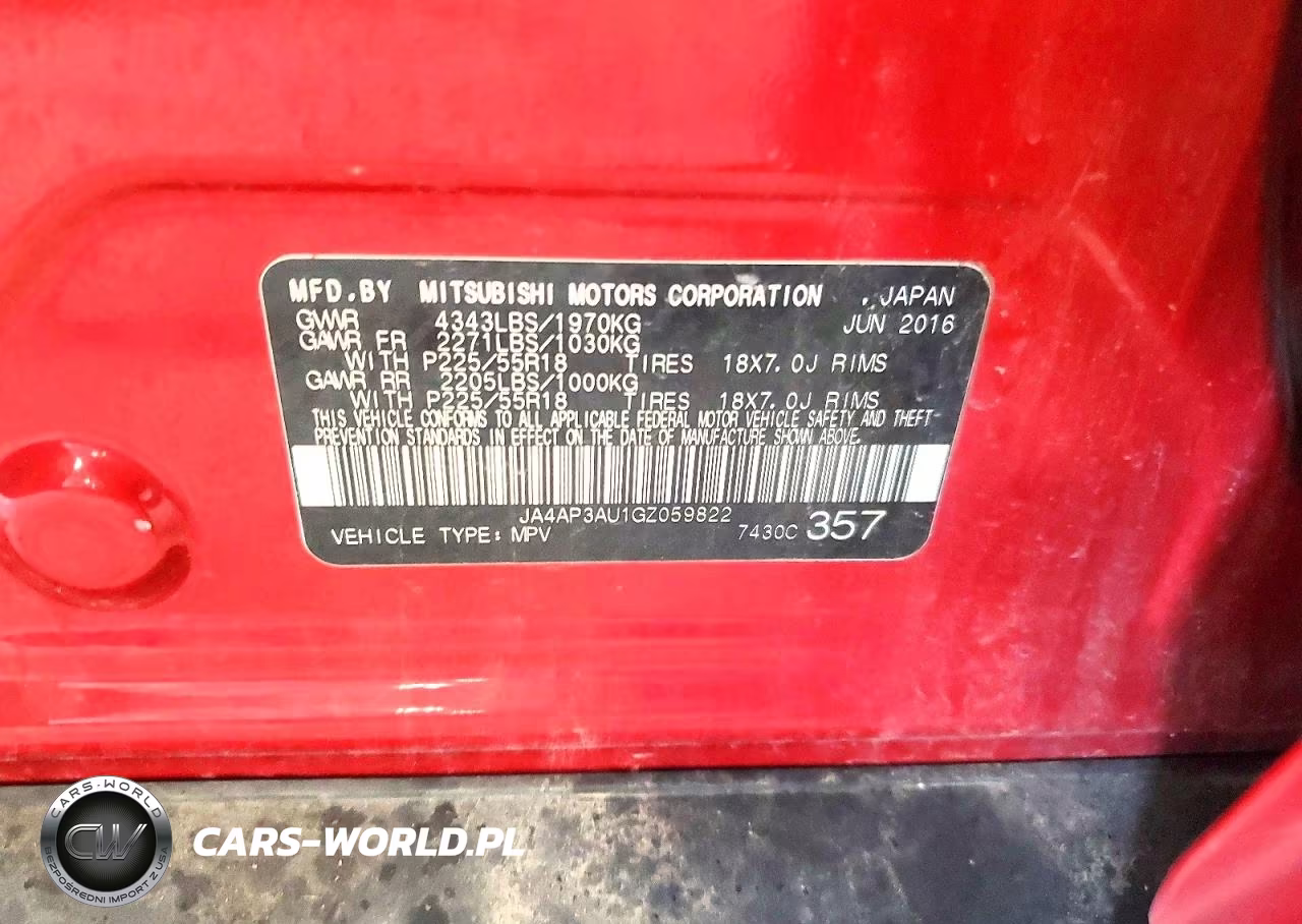 2016 Mitsubishi Outlander Sport Es VIN:JA4AP3AU1GZ059822 - 13